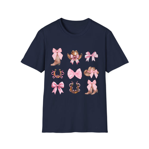 Cowgirl Pink Bows T-Shirt