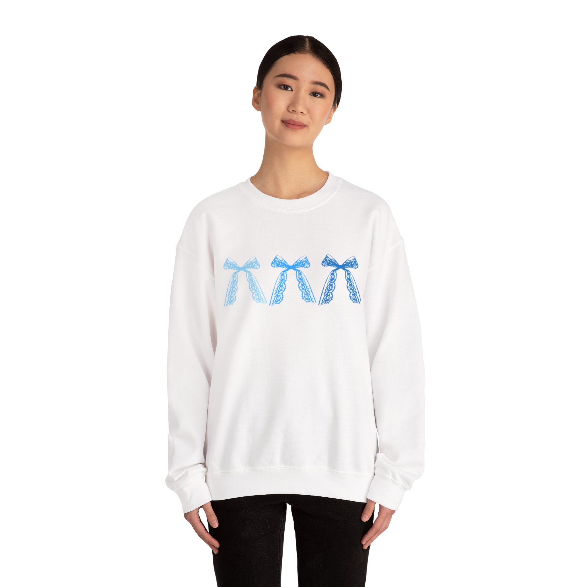 Bow Trio Crewneck Sweatshirt