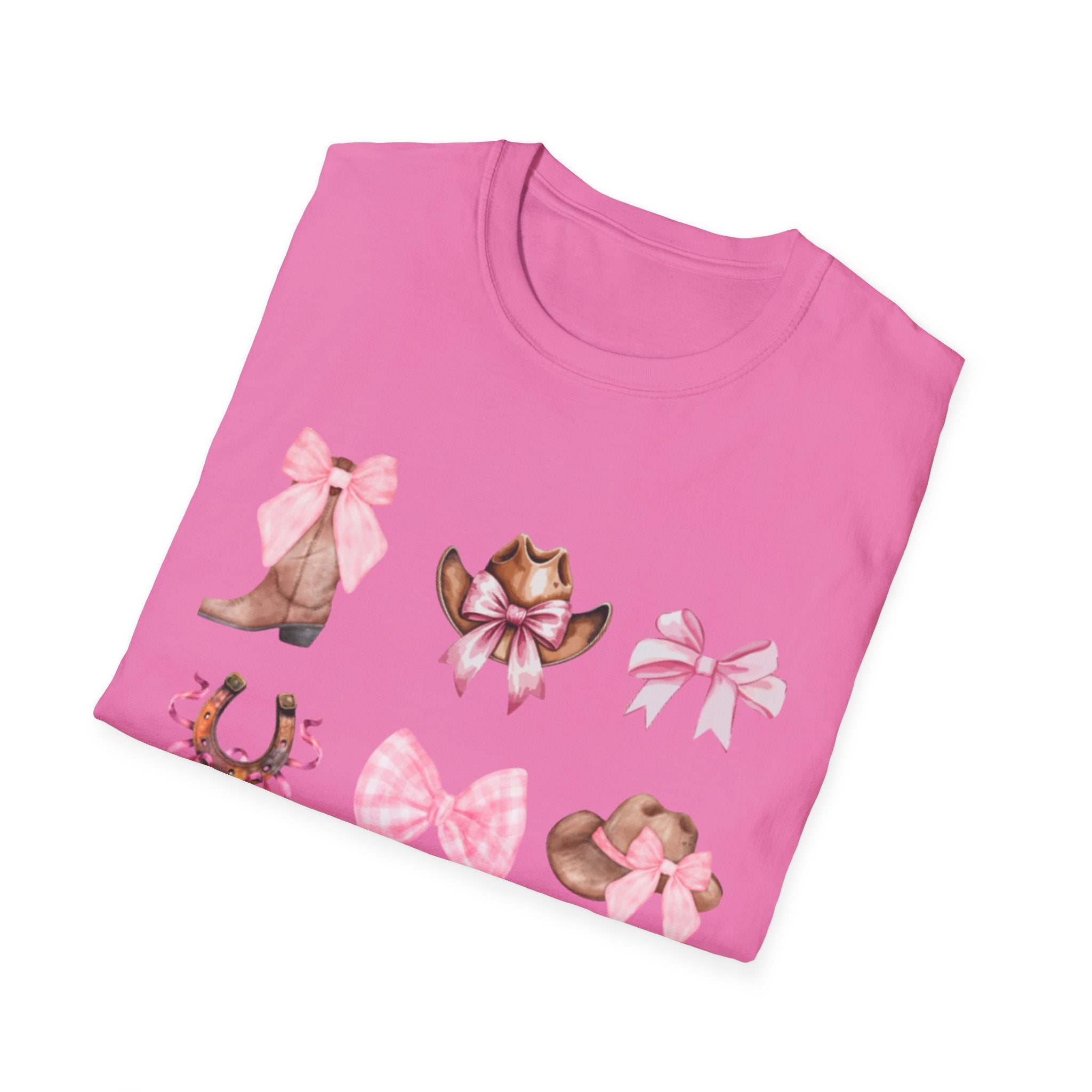 Cowgirl Pink Bows T-Shirt