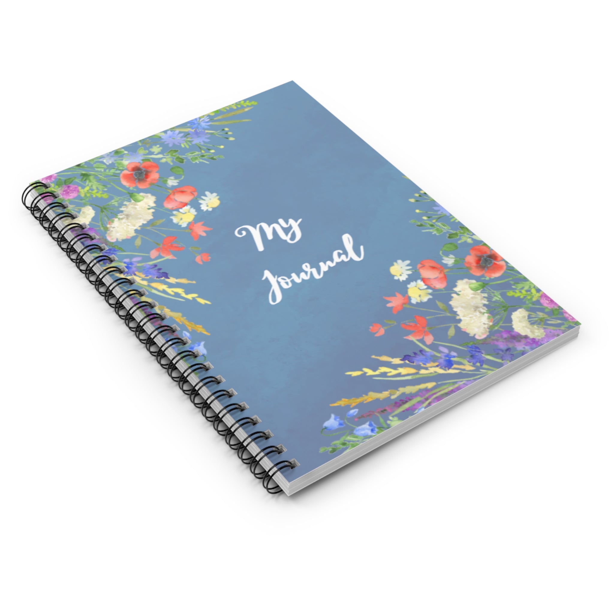Floral My Journal Spiral Notebook