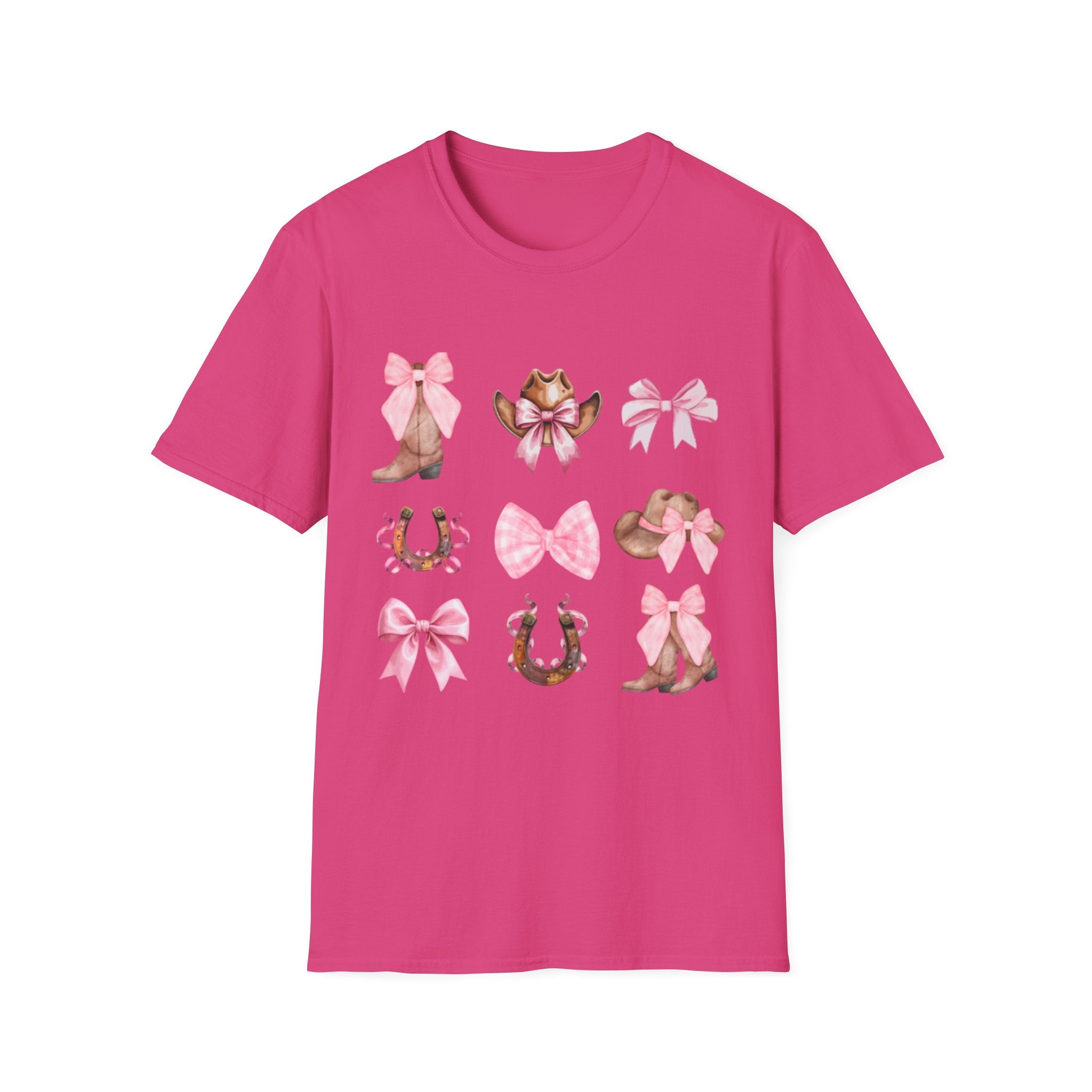 Cowgirl Pink Bows T-Shirt