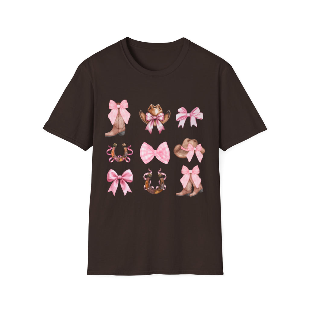 Cowgirl Pink Bows T-Shirt