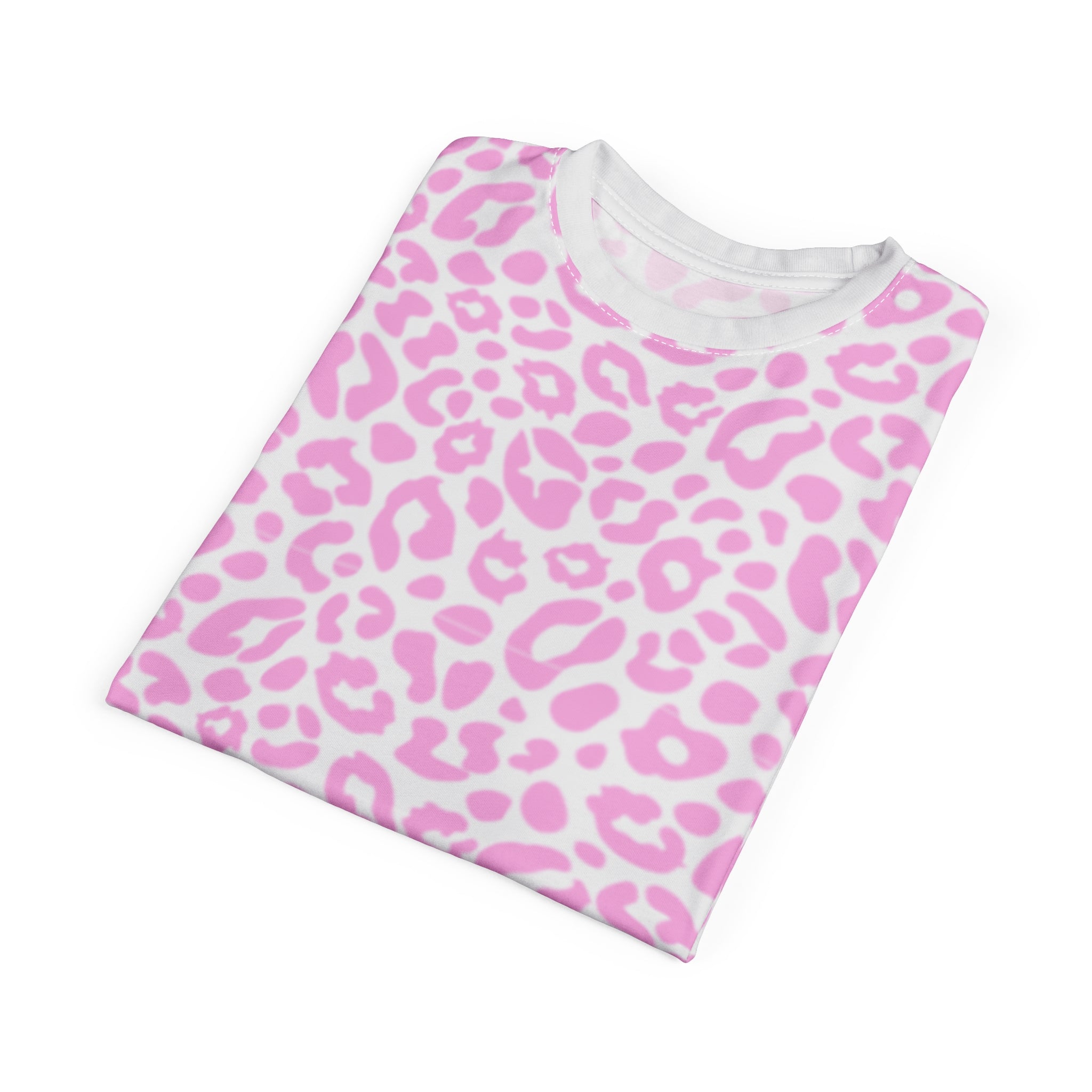 Pink Leopard Print All-Over Tee