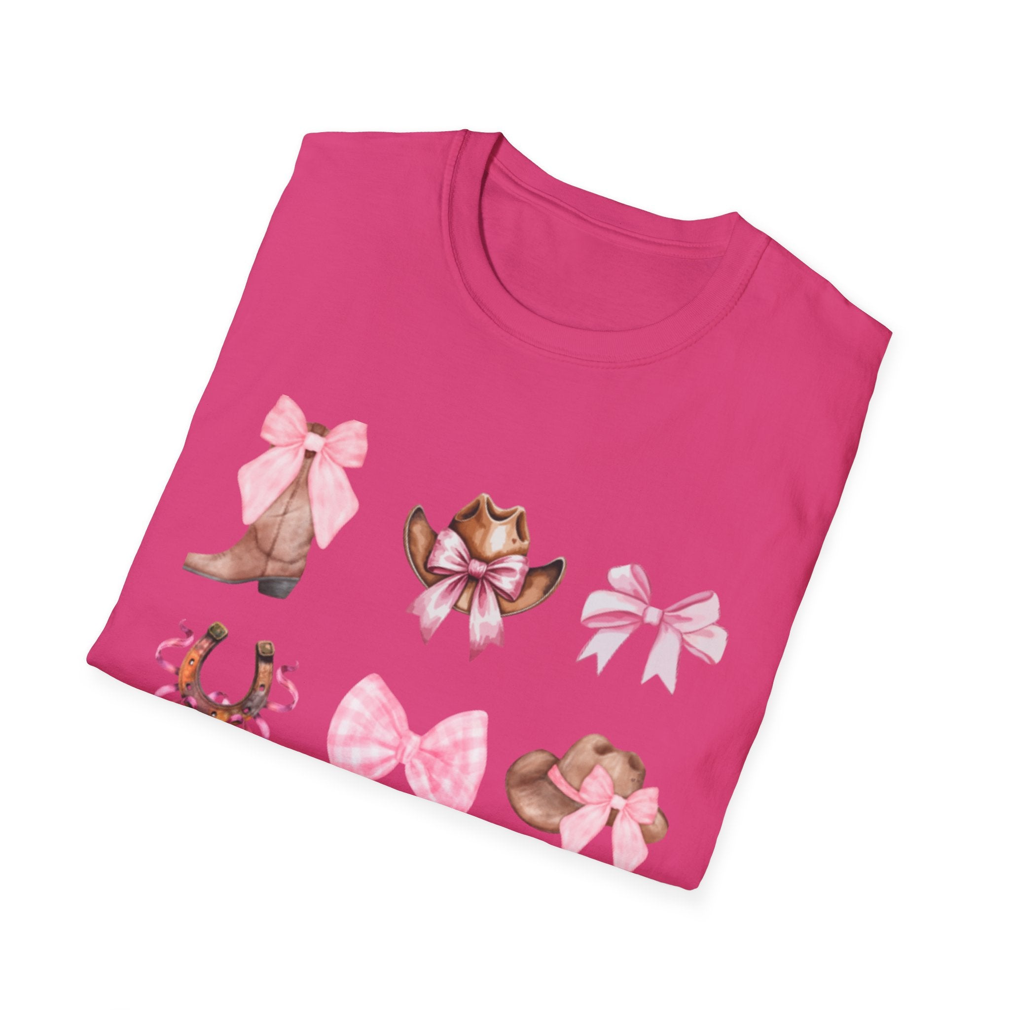 Cowgirl Pink Bows T-Shirt