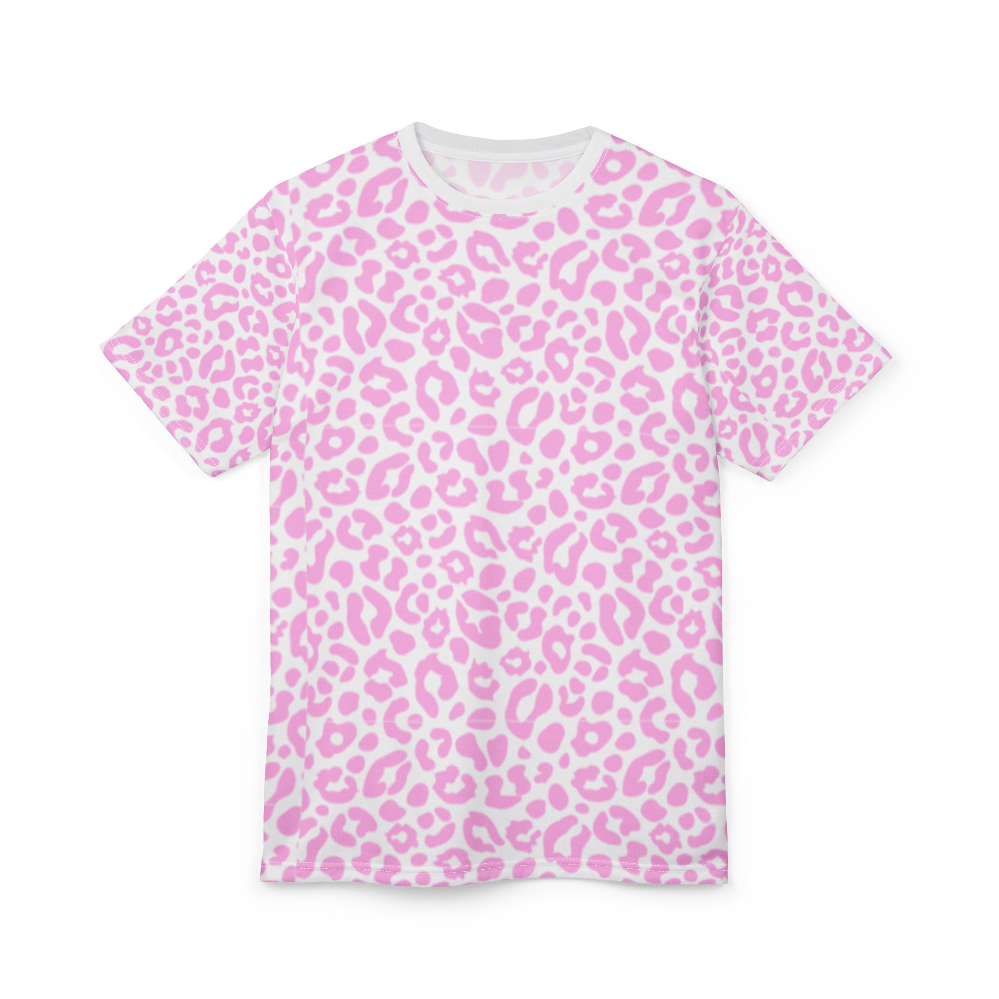 Pink Leopard Print All-Over Tee