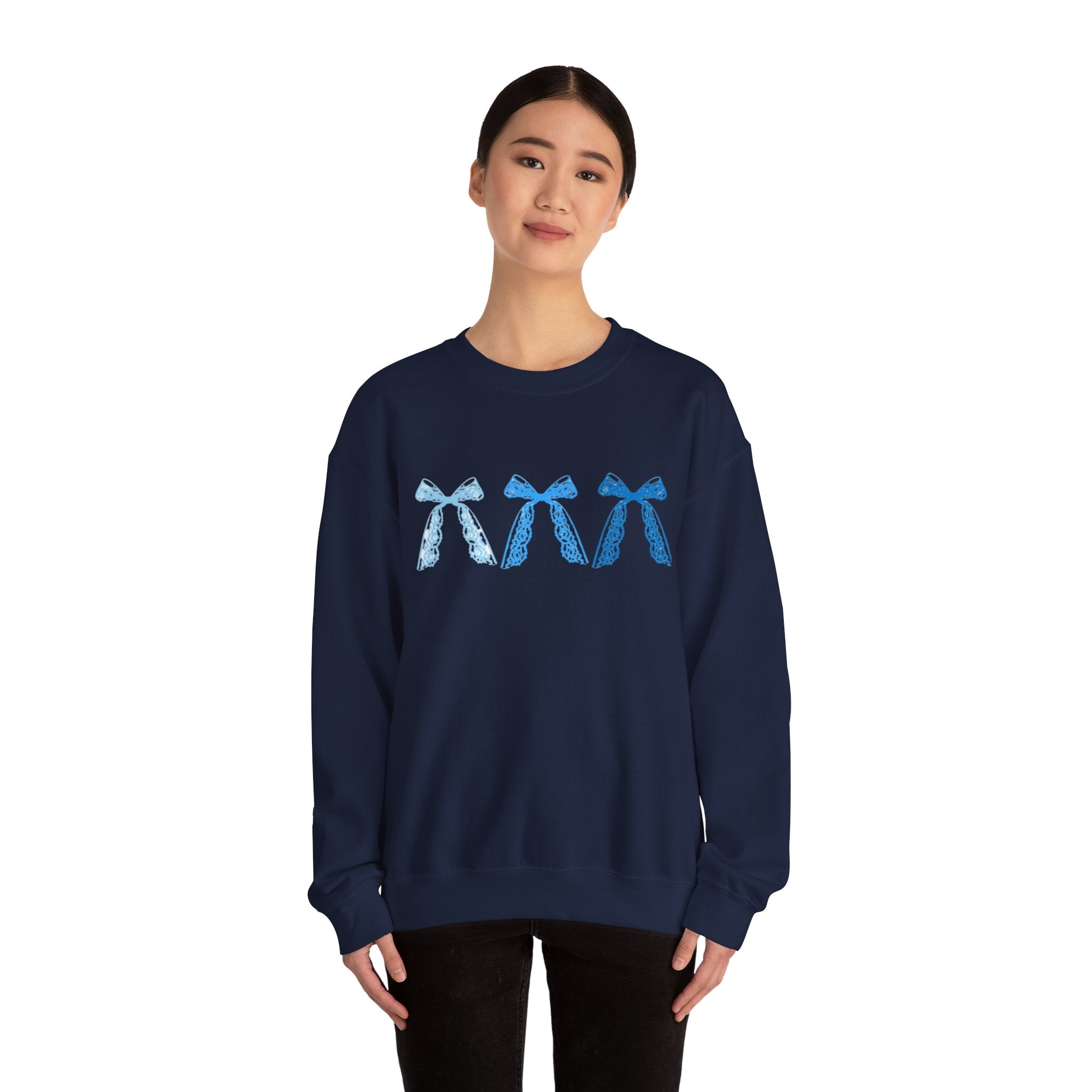 Bow Trio Crewneck Sweatshirt