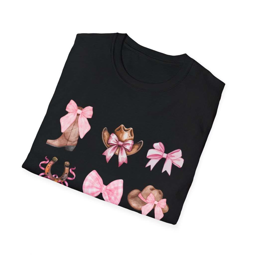 Cowgirl Pink Bows T-Shirt