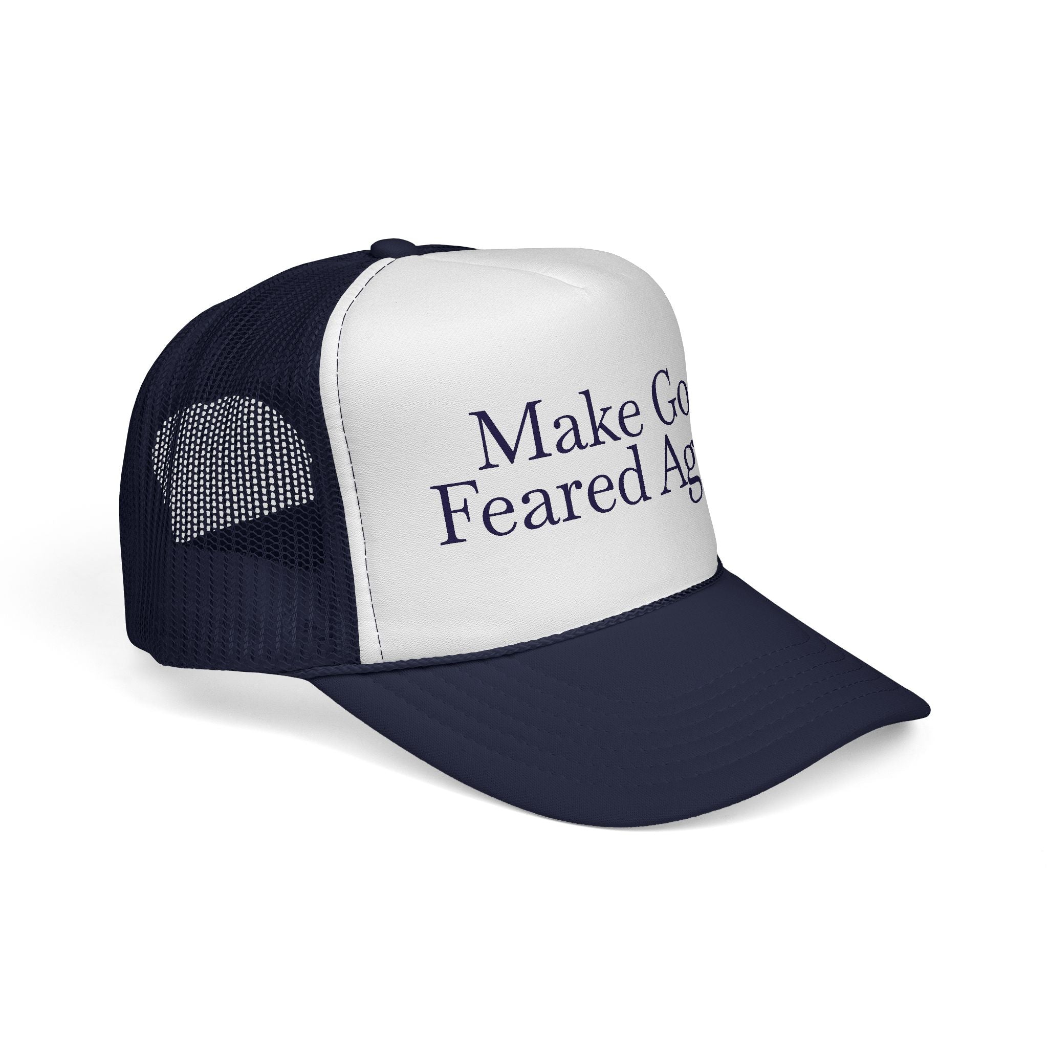 Make God Feared Again Trucker Hat – Bold Christian Message Cap