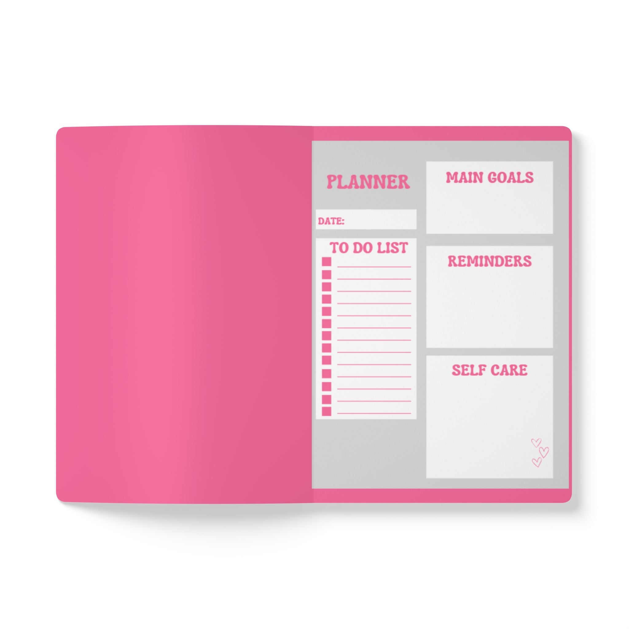 Floral Watercolor Notebook — Pink & Lavender Softcover Journal