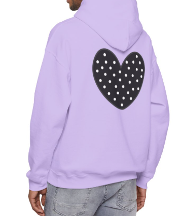 Polka Dot Heart Hoodie