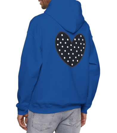 Polka Dot Heart Hoodie