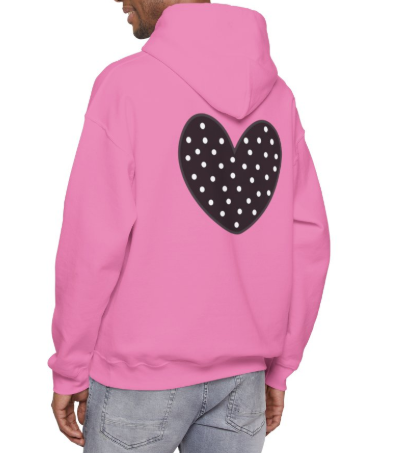 Polka Dot Heart Hoodie