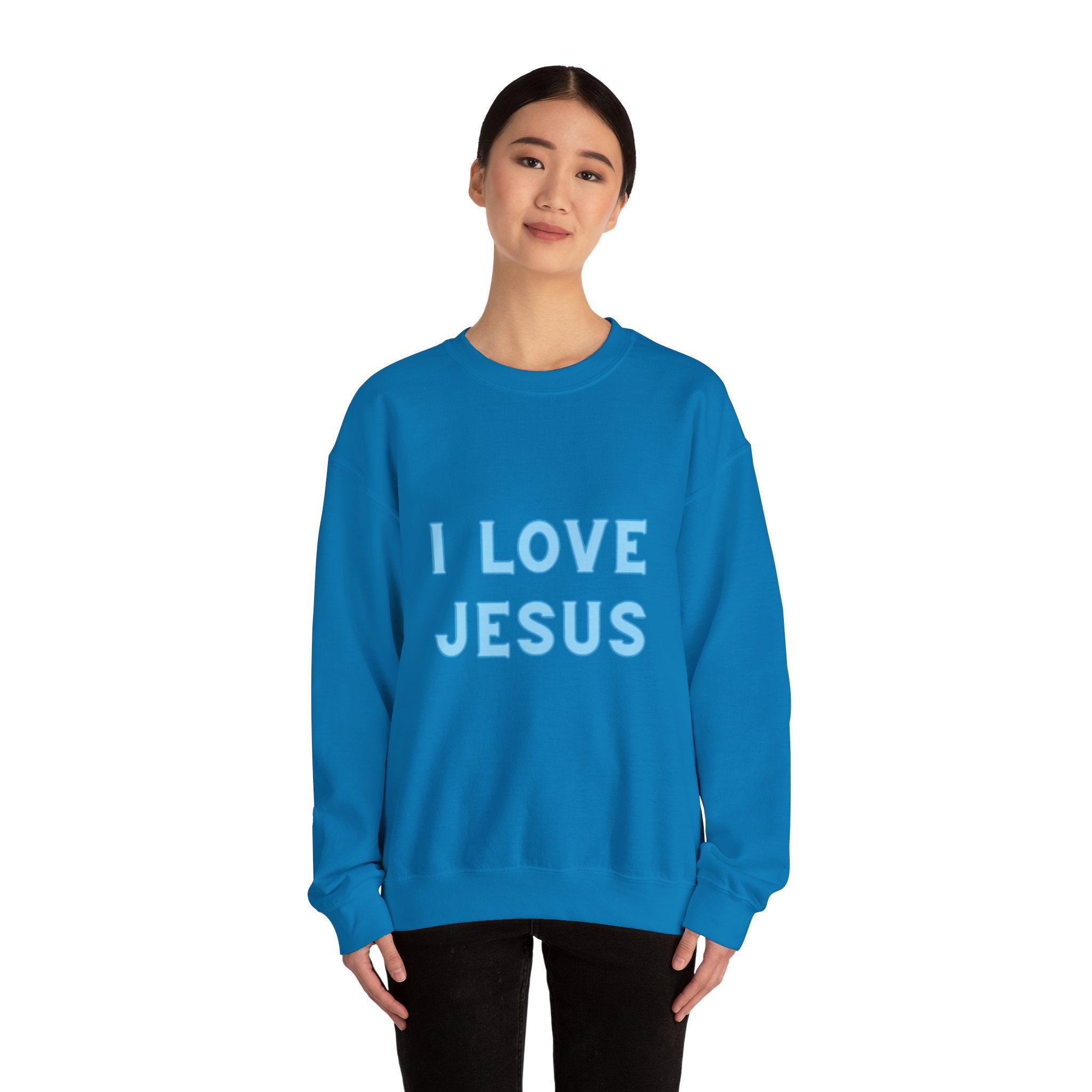 I Love Jesus Crewneck Sweatshirt