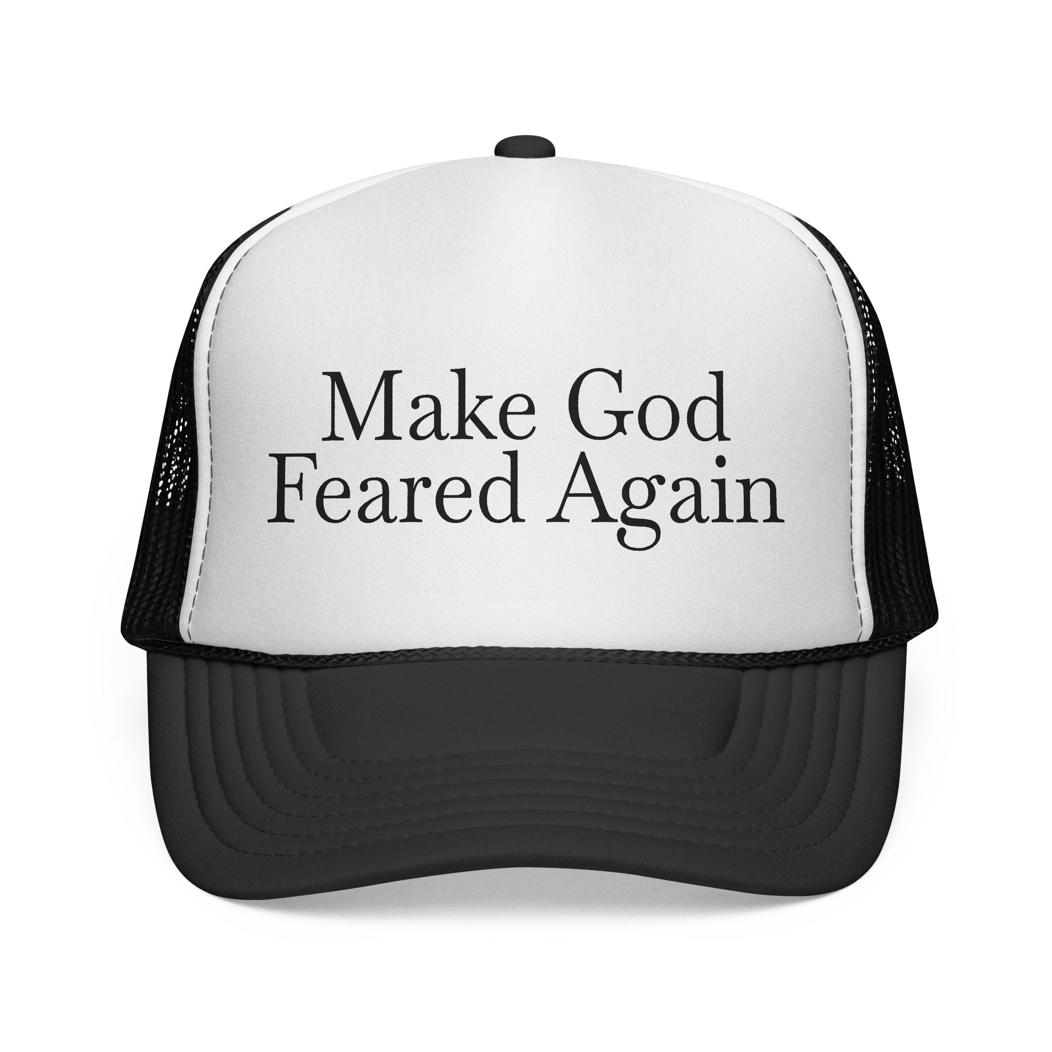 Make God Feared Again Trucker Hat – Bold Christian Message Cap