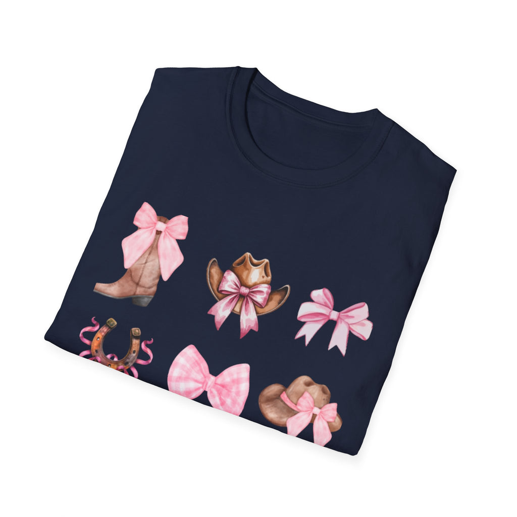 Cowgirl Pink Bows T-Shirt