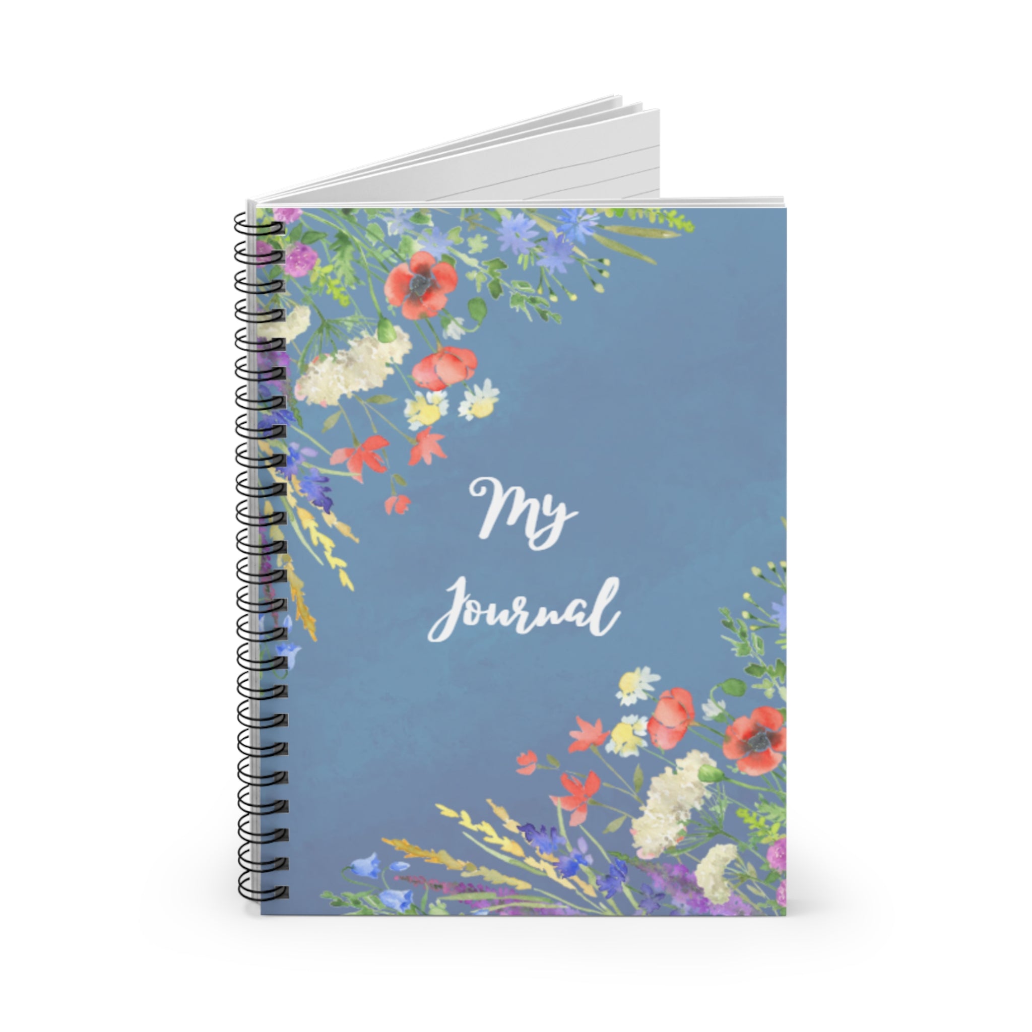 Floral My Journal Spiral Notebook