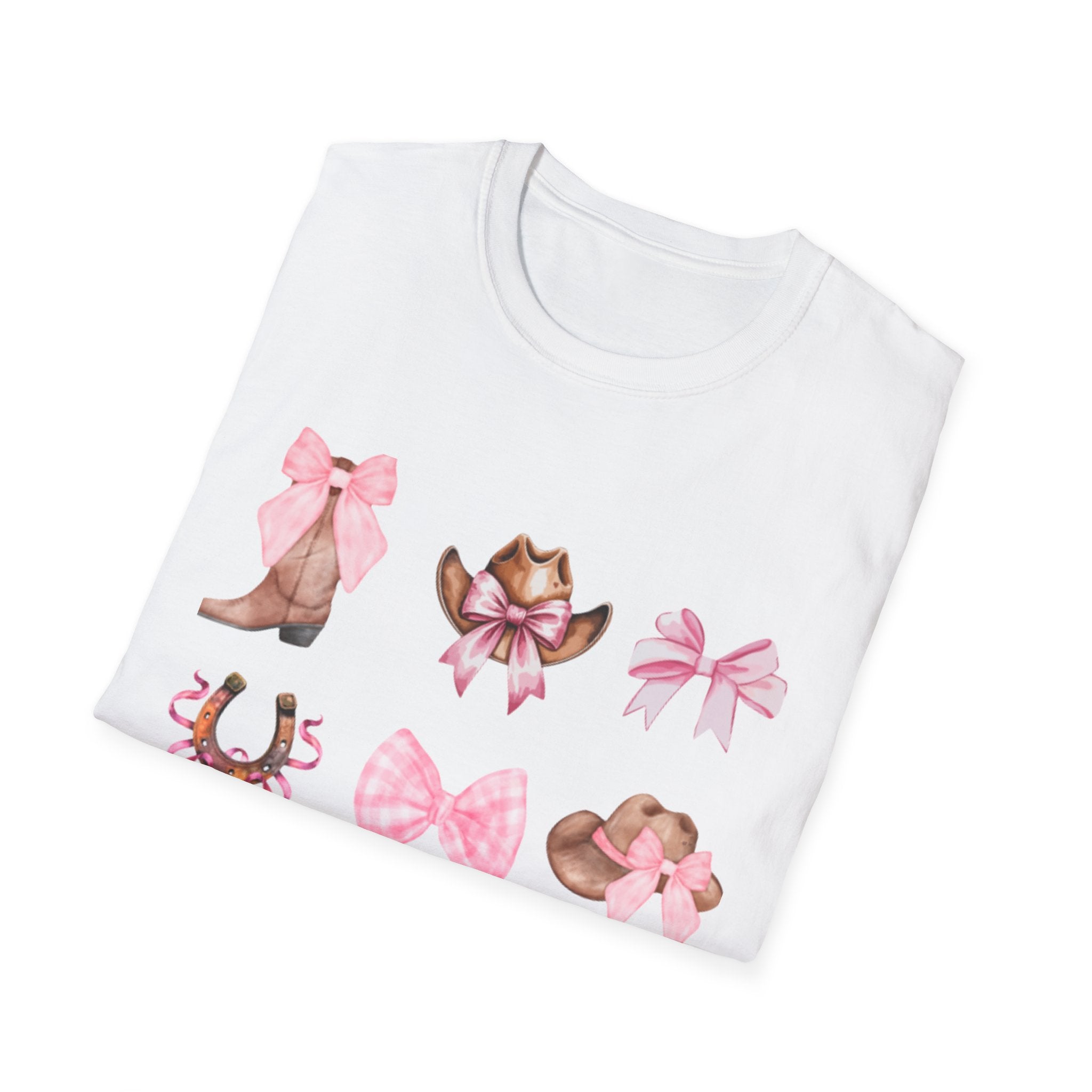 Cowgirl Pink Bows T-Shirt