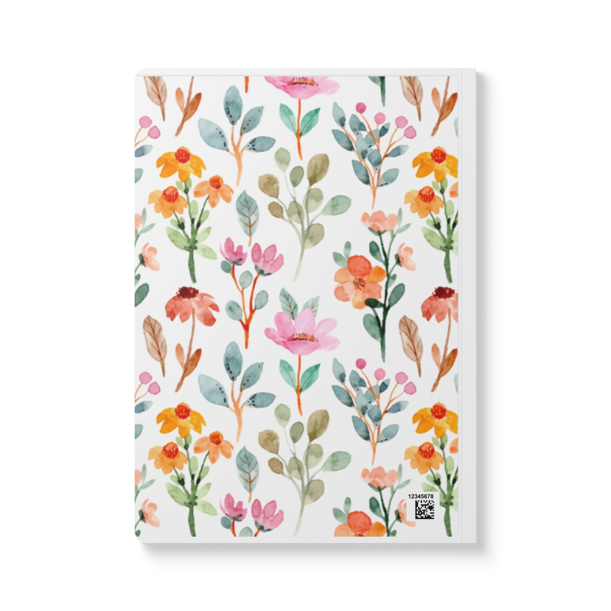 Floral Watercolor "My Journal" Softcover Journal