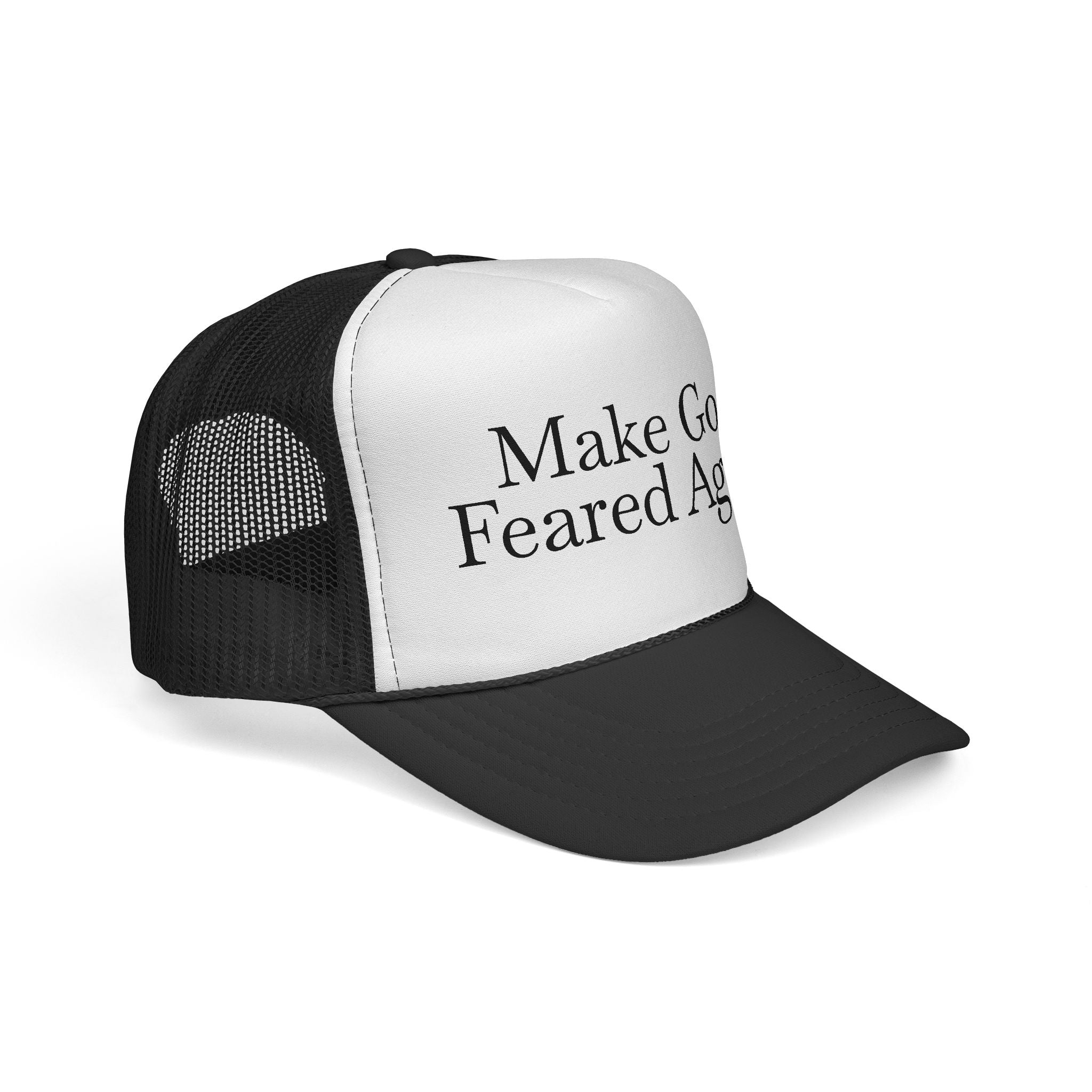 Make God Feared Again Trucker Hat – Bold Christian Message Cap