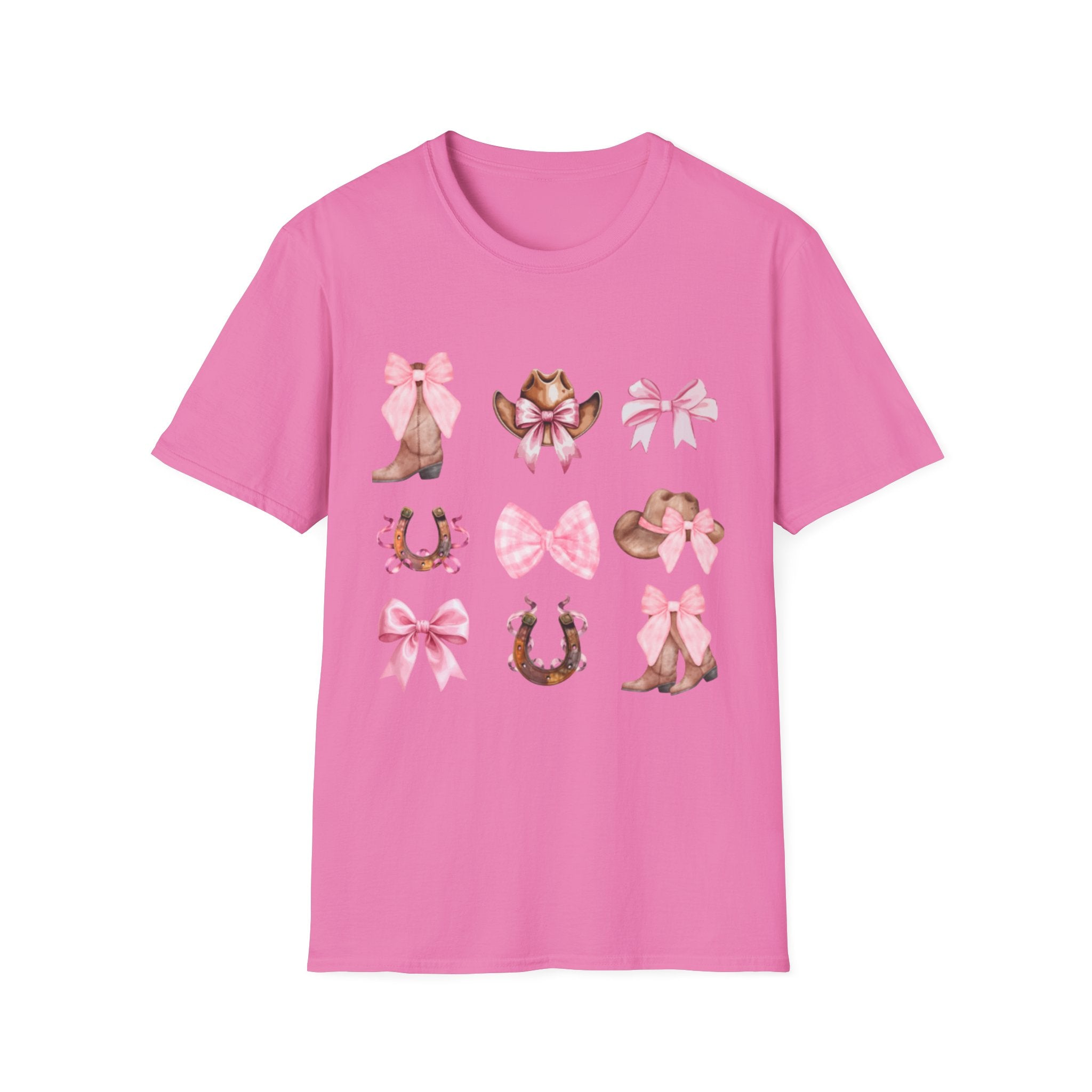 Cowgirl Pink Bows T-Shirt