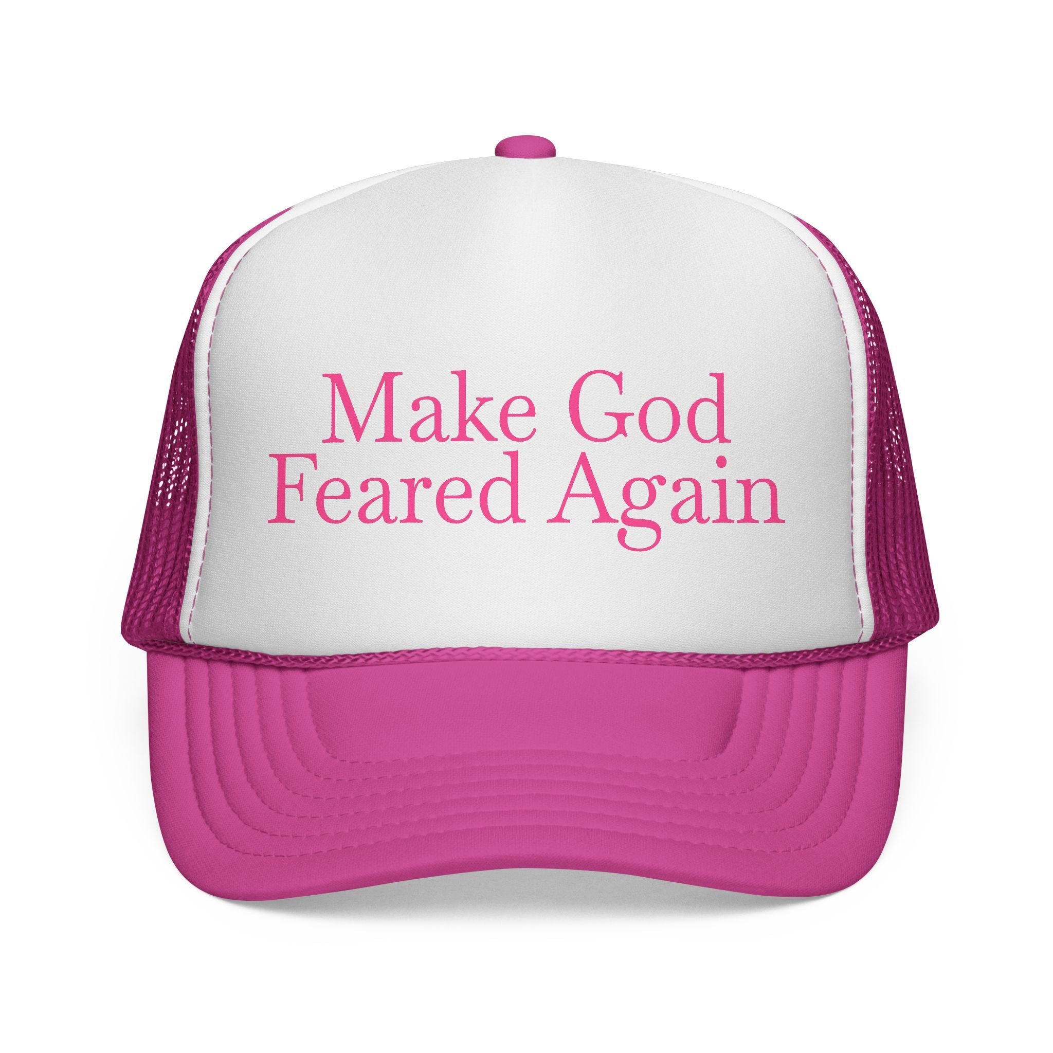Make God Feared Again Trucker Hat – Bold Christian Message Cap