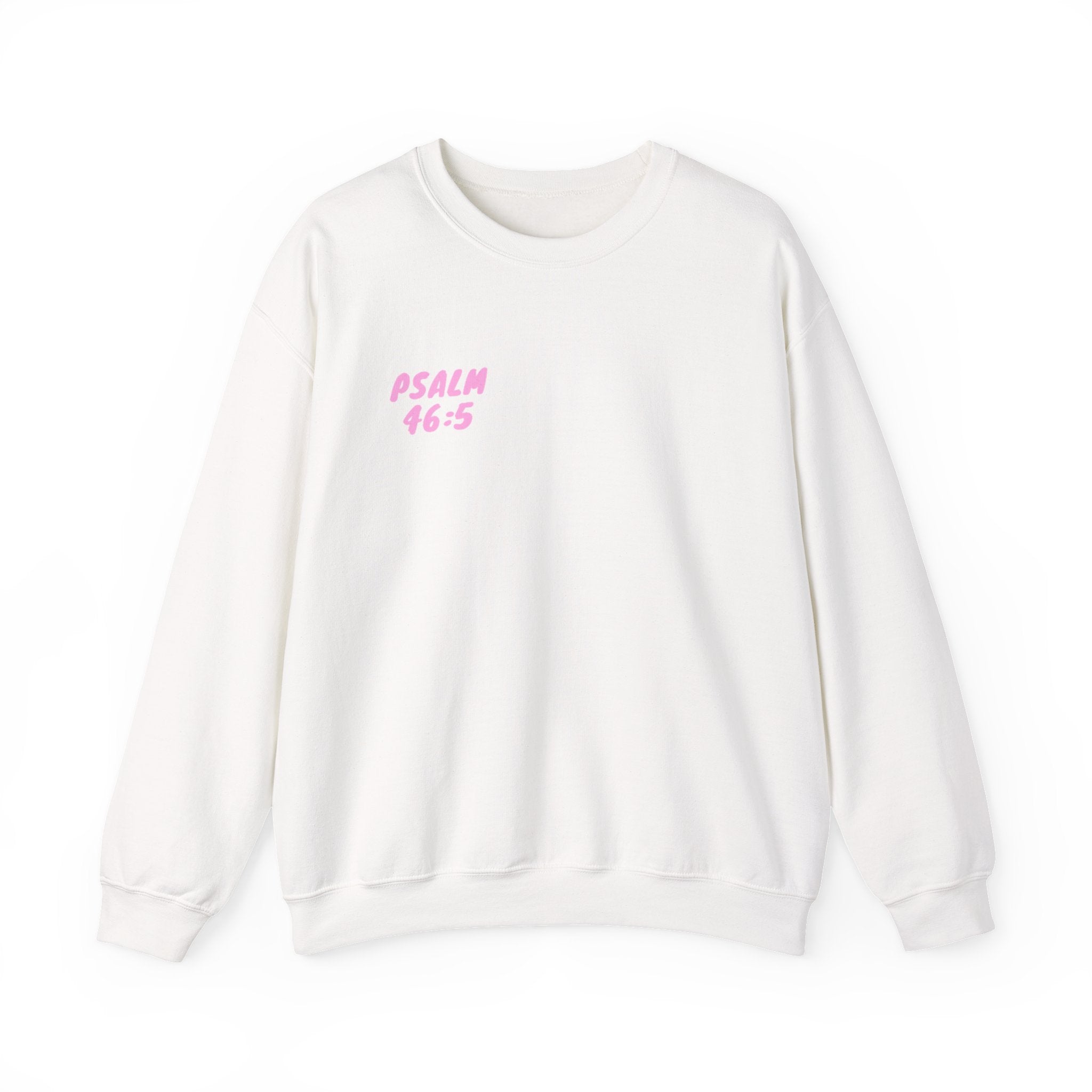 Crewneck Sweatshirt — "God Is Within Her She Will Not Fall"