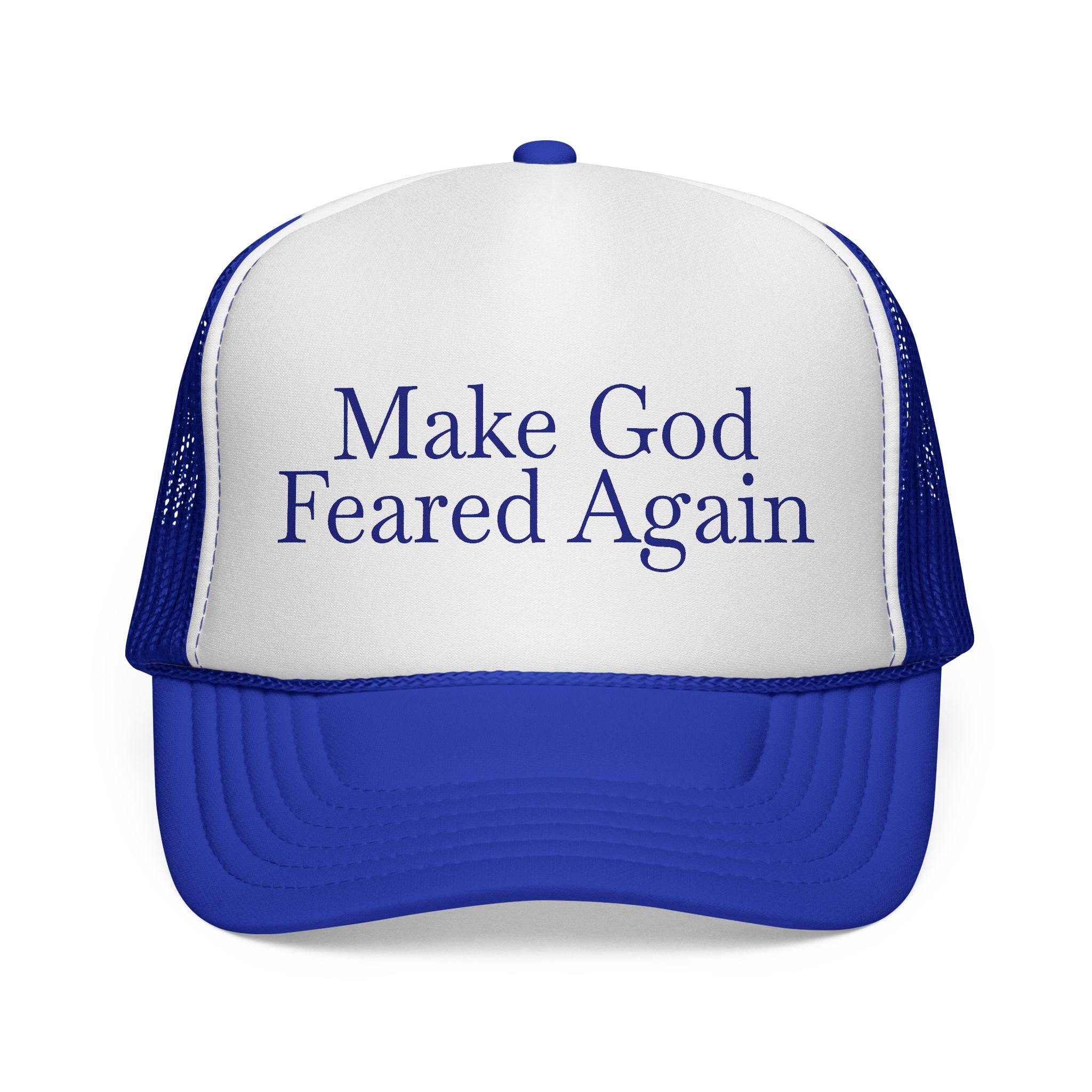 Make God Feared Again Trucker Hat – Bold Christian Message Cap