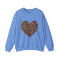 Leopard Heart Crewneck Sweatshirt