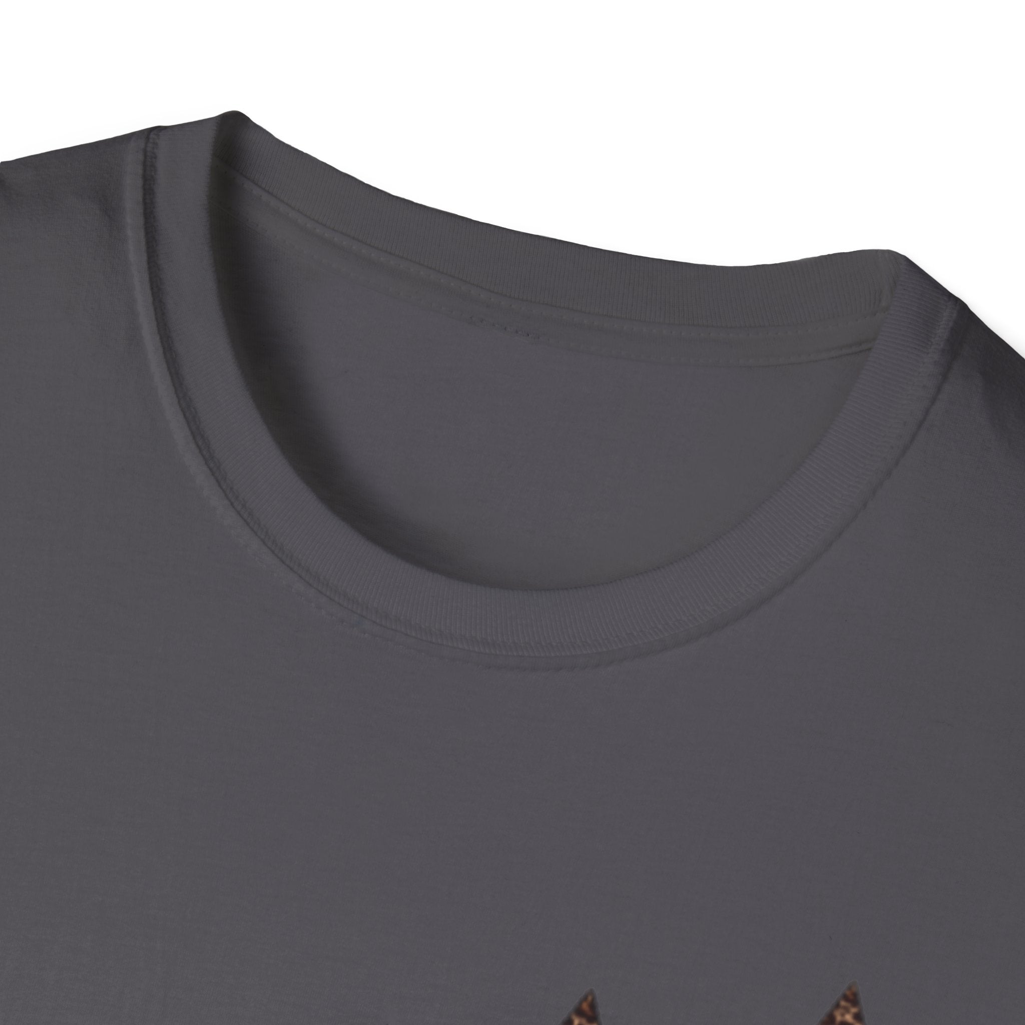 Leopard Star T‑Shirt — Animal Print Stars Graphic Tee