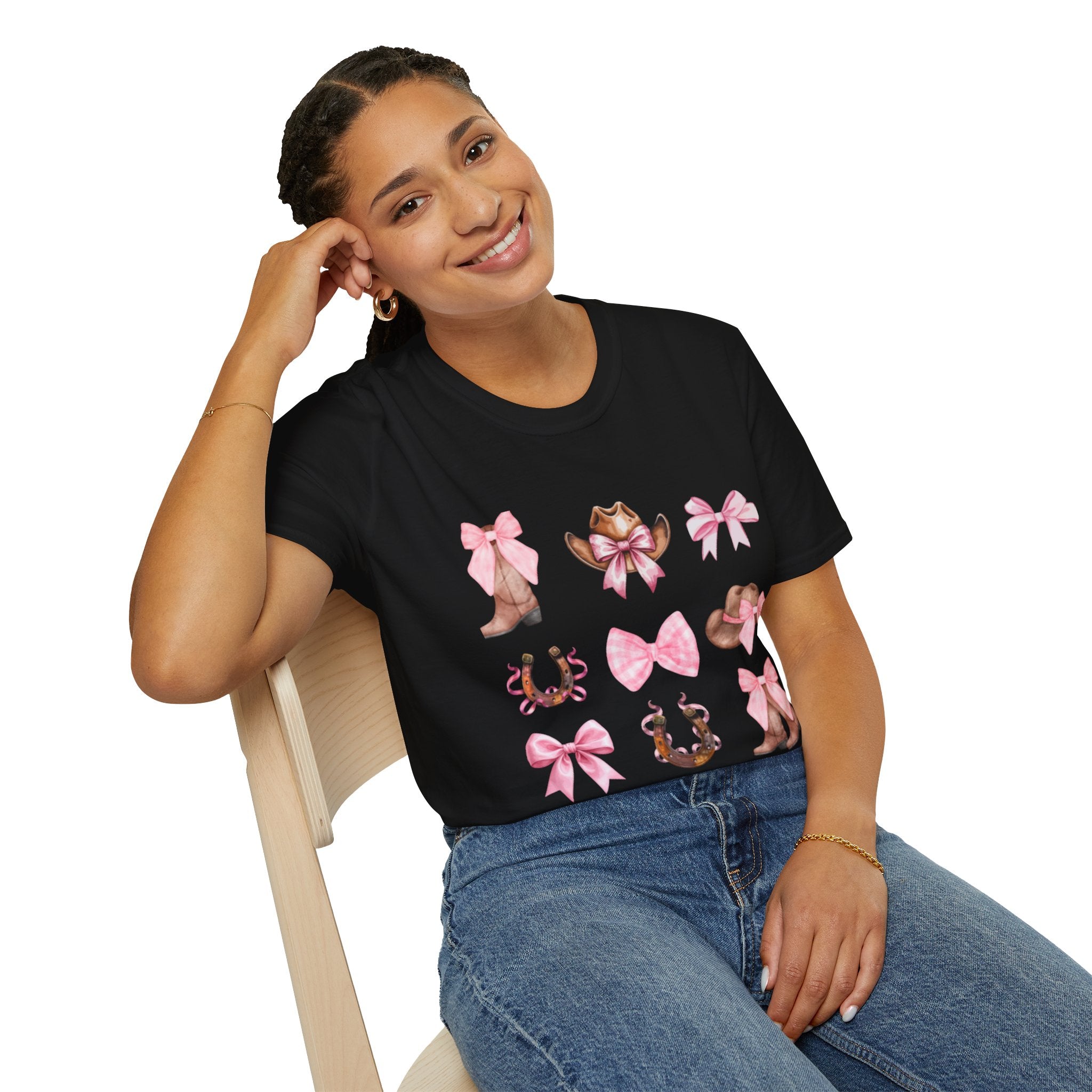 Cowgirl Pink Bows T-Shirt