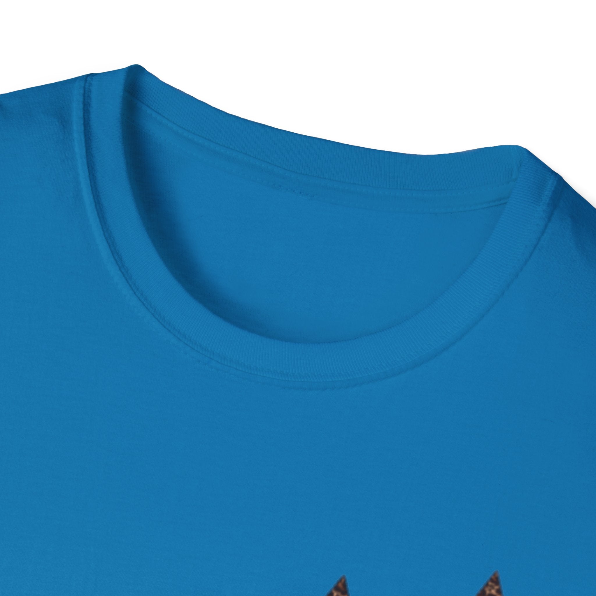 Leopard Star T‑Shirt — Animal Print Stars Graphic Tee